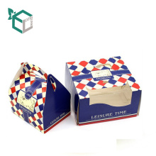 Custom printed food grade material take away birthday paper packaging cake box